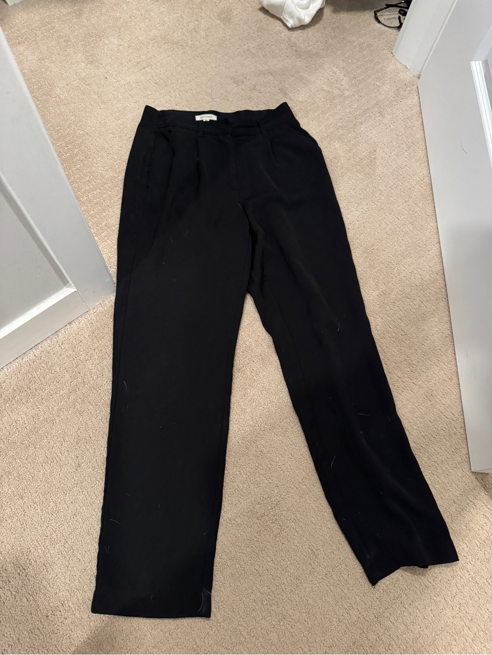 Women black dress pants max studio XS